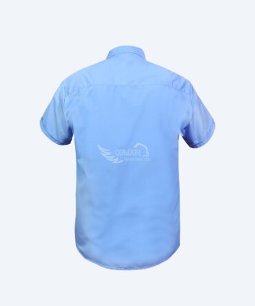 Camisa Escolar Azul